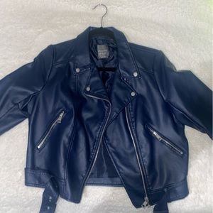 Faux leather jacket